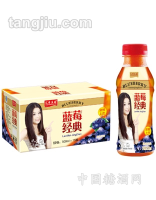 蓝莓经典果味饮料500ml