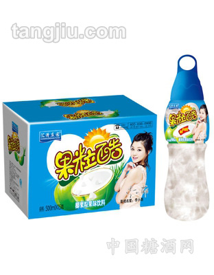 果粒酷椰果粒果味饮料500ml