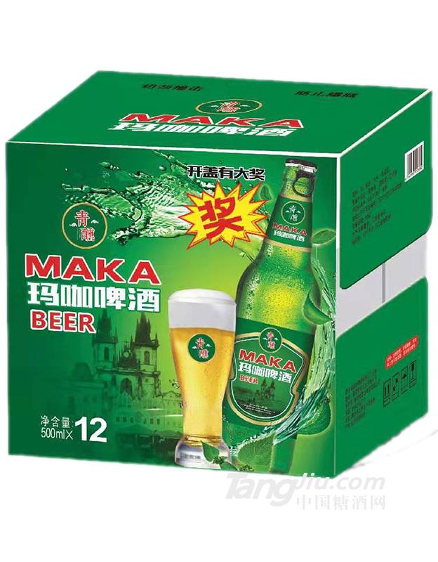 玛咖啤酒（绿）-500mlx12