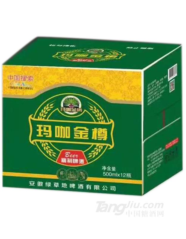 金樽玛咖啤酒（绿）-500mlx12