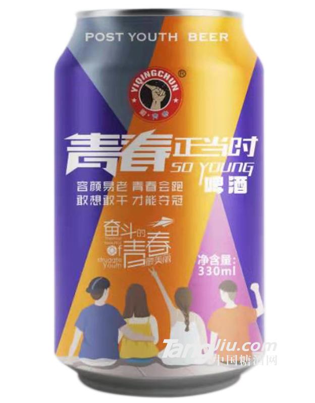 青春正当时啤酒罐装-330ml