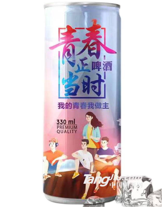 青春正当时啤酒细高罐装-330ml
