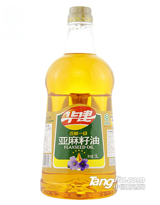 压榨一级亚麻籽油3L