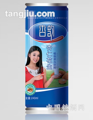 杏韵杏仁花生240ml