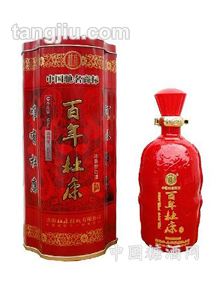 百年杜康红铁盒