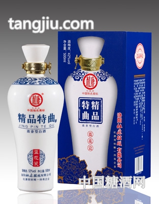 精品特曲蓝花瓶