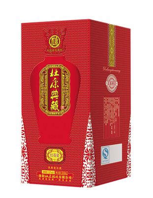 杜康典藏红花瓶
