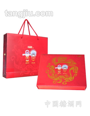 龙凤呈祥喜饼礼盒