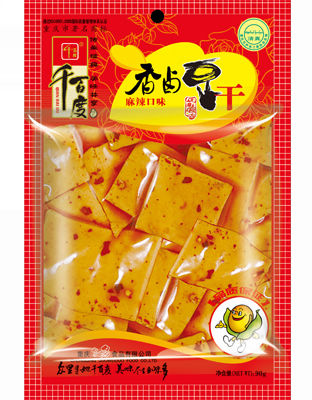 90g、40g麻辣味、烧烤味香卤豆干