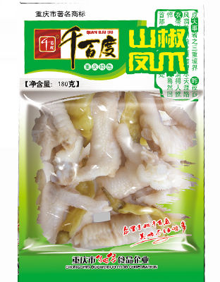 180g山椒凤爪