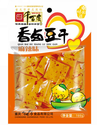 100g香卤豆干麻辣味