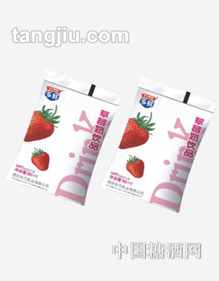 多鲜草莓奶饮品180ml