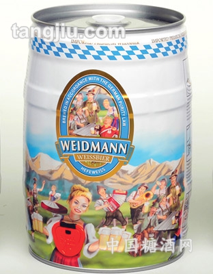 威德曼三种灌装啤酒5L蓝色