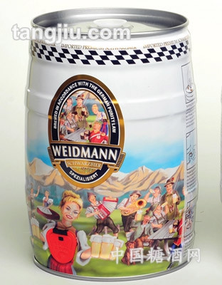 威德曼三种灌装啤酒5L黑色