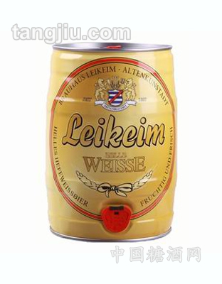 德国莱凯姆窖藏全麦白啤酒5L桶装1