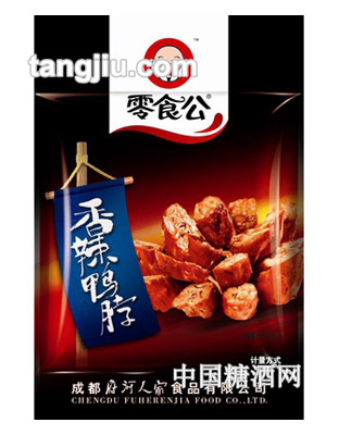 零食公香辣鸭脖散装