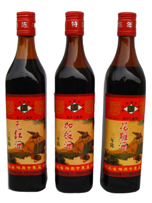 三年陈元红、加饭（花雕）酒500ml