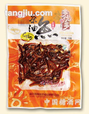 多优多牌茶油鱼仔50克包装
