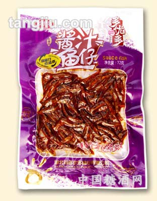 多优多牌酱汁鱼仔70克包装