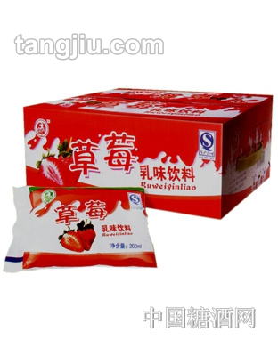 迪力士草莓乳味饮料
