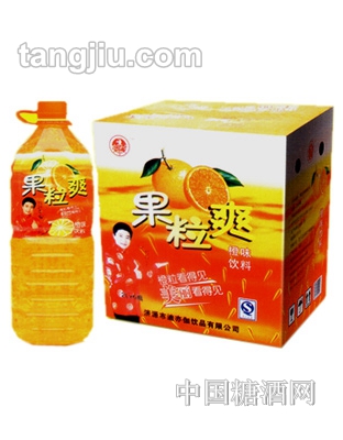 迪力士果粒爽橙味饮料