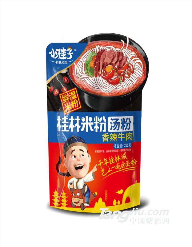 桂林米粉香辣牛肉汤粉