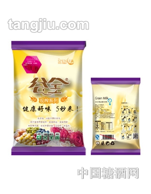 谷全谷物奶英伦玫瑰露
