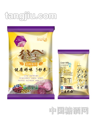 谷全谷物奶浓香紫薯