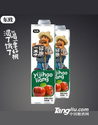东致 苹果汁果汁饮料1L