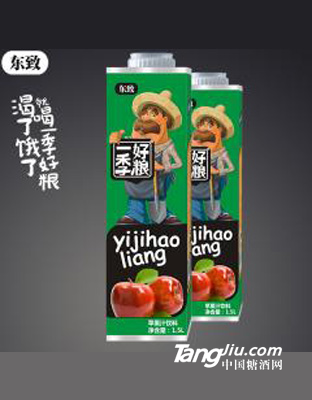 东致 苹果汁 果汁饮料1.5L