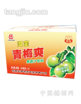 青梅爽饮料500ml箱