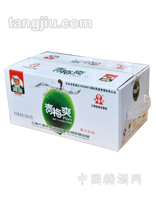 青梅爽饮料240ml
