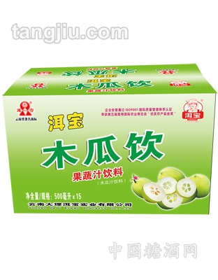 洱宝木瓜饮500ml箱