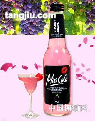 澳大利亚进口Miss-CoCo白兰地预调鸡尾酒紫葡萄味