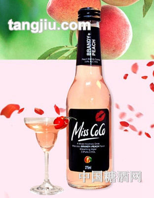 澳大利亚进口Miss-CoCo白兰地预调鸡尾酒水蜜桃味