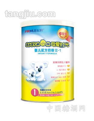 超金装母爱时光1段配方奶粉150g