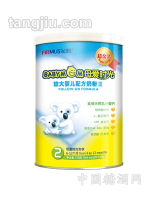 超金装母爱时光2段较大配方奶粉150g