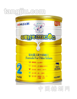 母爱时光2段较大配方奶粉900g