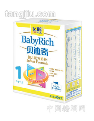 贝迪奇1段盒装配方奶粉400g