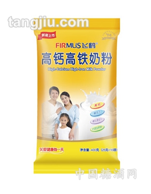 高钙高铁奶粉成人奶粉400g
