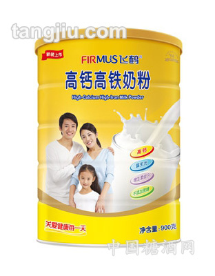 高钙高铁乳粉（听装）成人奶粉900g