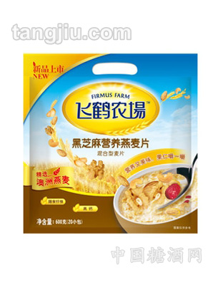 飞鹤黑芝麻营养燕麦片600g