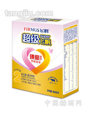 超级飞帆2段盒装较大配方奶粉400g
