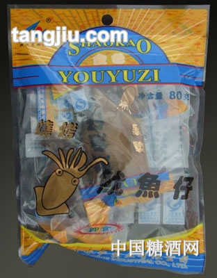烧烤鱿鱼仔80g