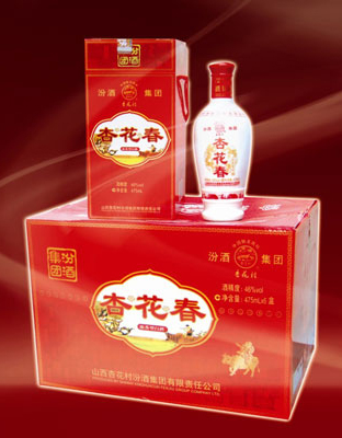 喜庆新红盒杏花春 38 46 52度