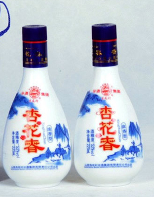 杏花春蓝盒
