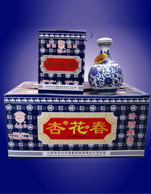 景德镇青花瓶杏花春38 46 52度