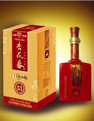 十八年陈酿杏花春53度