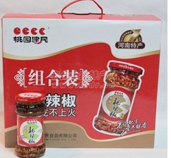 河南特产桃源建民耗辣椒-牛肉耗辣椒礼盒-中秋礼品