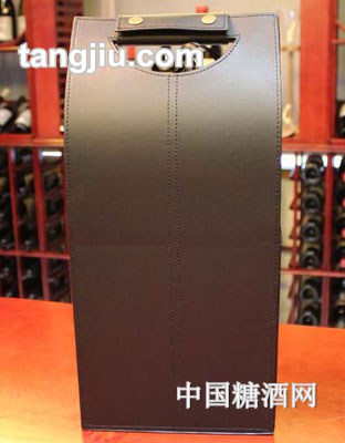 阳光美黑色双支皮袋